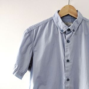 produkt chambray collared button down shirt, med